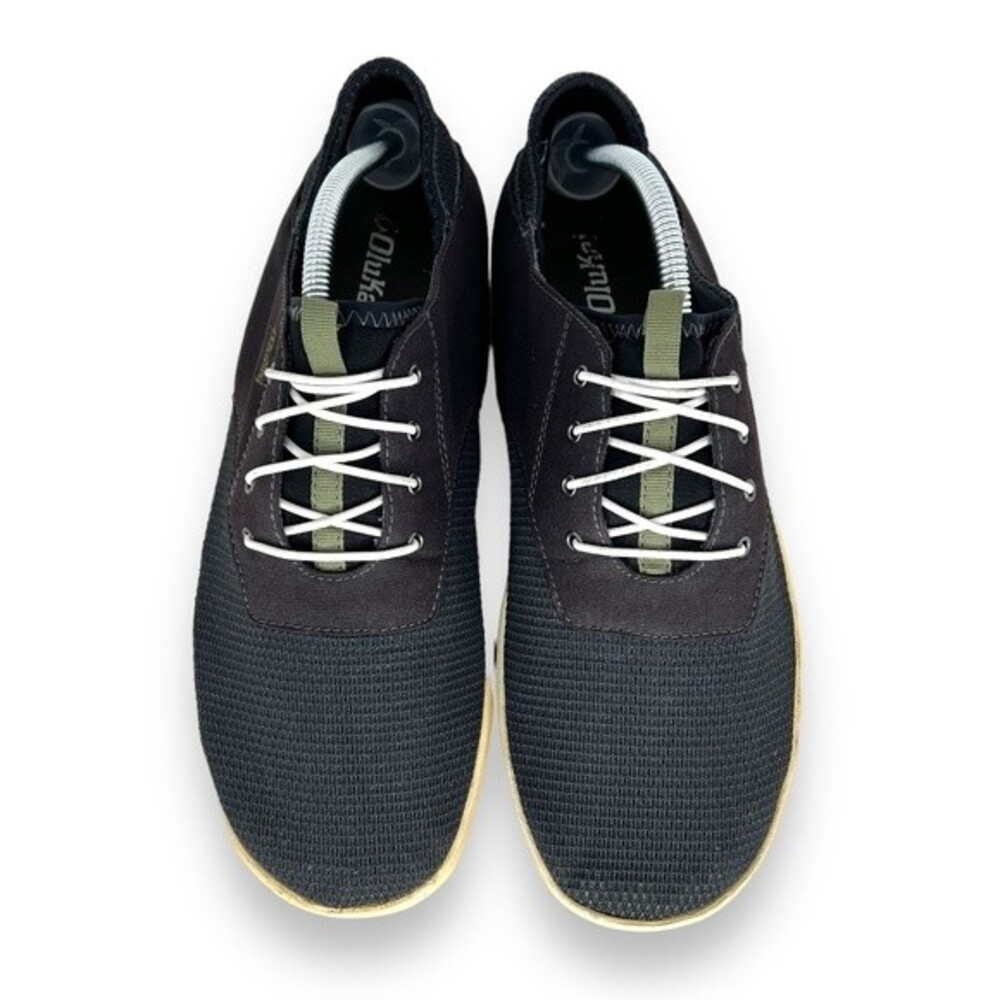 Olukai Men's Nohea Moku Mesh Blue Boat Shoes Mens 10.5